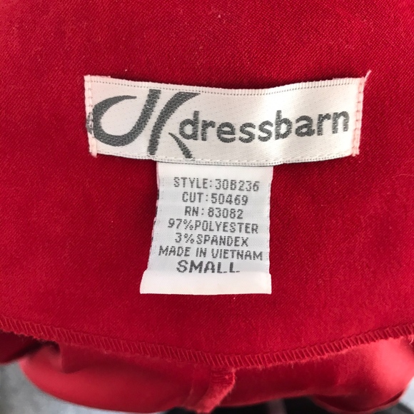 Blazer Bright Red Lightweight Vintage - Picture 4 of 7